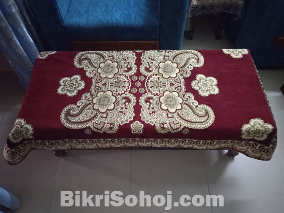 শীল কড়ই সোফা সেট + টেবিল